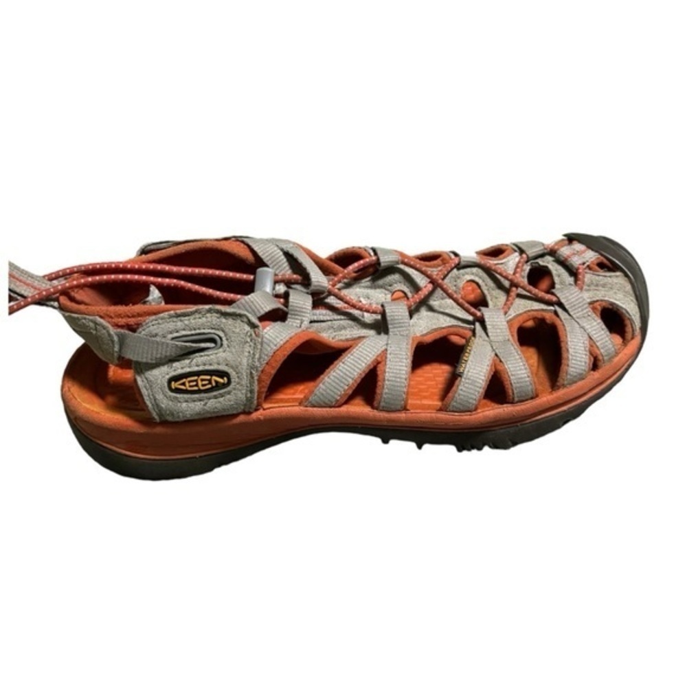 Keen Newport Closed Toe Sport Sandals Size 9 Orange Waterproof Hiking Sandals